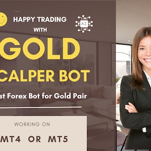 GOLD Scalper fx Bot 2023  Safe with sl or tp Working on MT4 or MT5