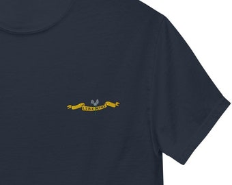 Broderad LIBERTAS-tröja | Original subtil merchandise | Rund halsringning i premiumdesign | NSYNC Y2K Millennial-fan av pojkband | T-shirt med skjorta