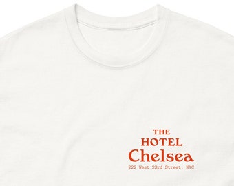 The Chelsea Hotel T-shirt  |  Crewneck gender neutral tee shirt  |  Subtle Merch TTPD Tortured Poets