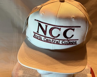 90's Vintage North Central College Hat – NCC Embroidered Snapback, New With Tags