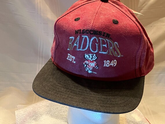 Vintage Wisconsin Badgers Snapback Hat | Retro College Cap | Classic NCAA Headwear