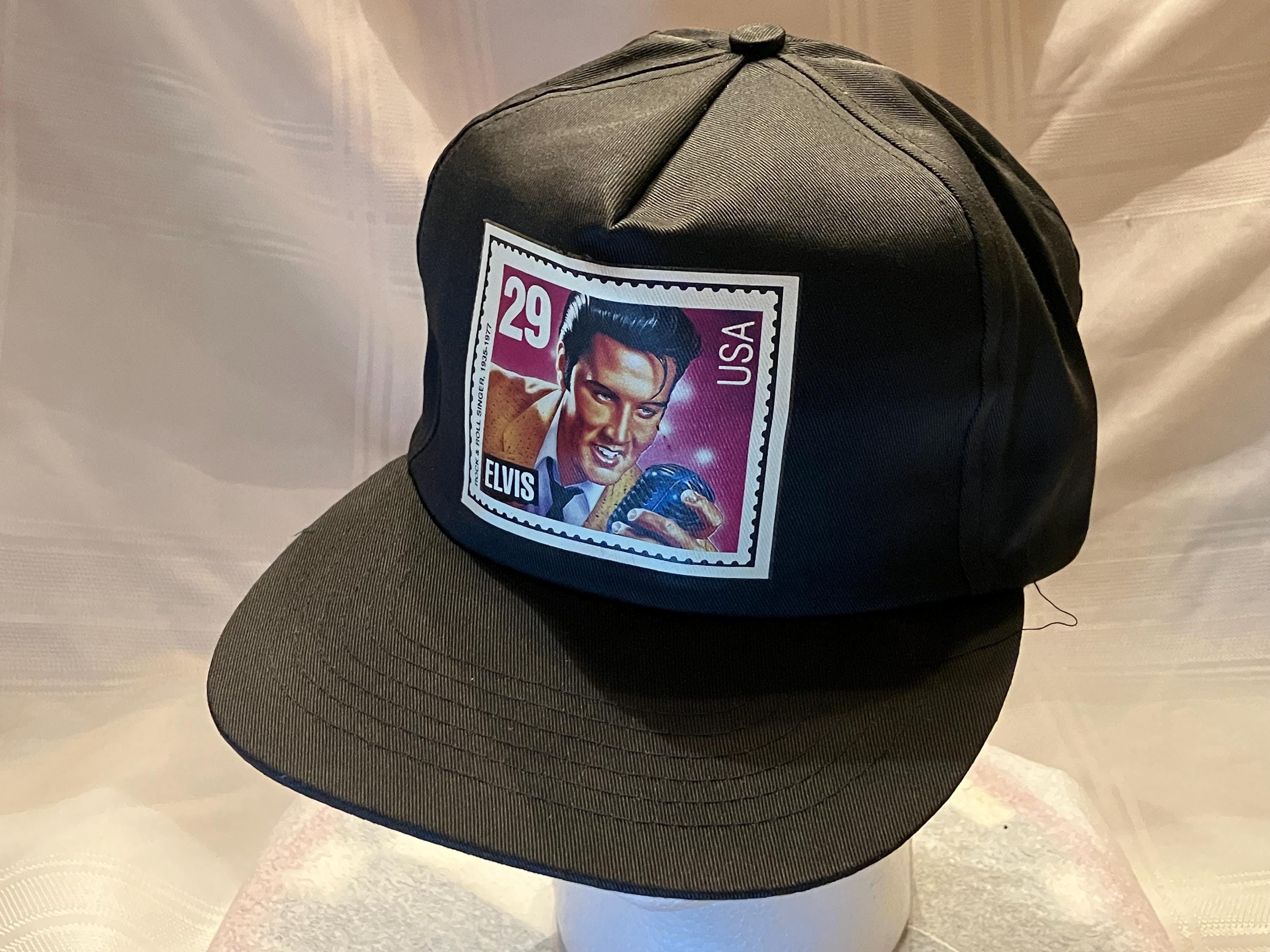 Vintage Elvis Presley Snapback Hat | Elvis Stamp Design Cap | Never ...