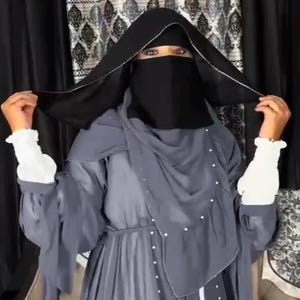 Niqab,short niqab, Stone niqab niqab set, niqab sewing pattern, niqab centre, niqab flat, new dizine niqab, Arabian niqab, party wear niqab