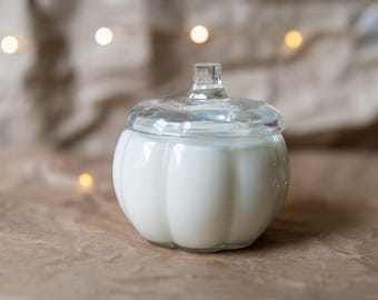 Pumpkin Jar Candle: Fall Decor, Clean Soy Wax