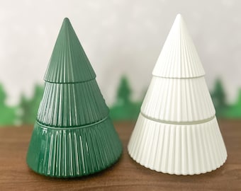 Christmas Tree Candle | Holiday Tree Jar | Winter Candle