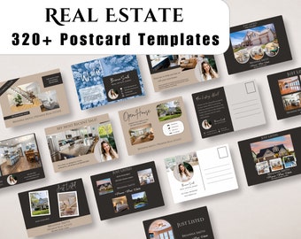 320+ Real Estate Postcard Templates, Real Estate Agent Marketing, Realtor Postcard Marketing Template, Realtor Postcards, Open House Flyers