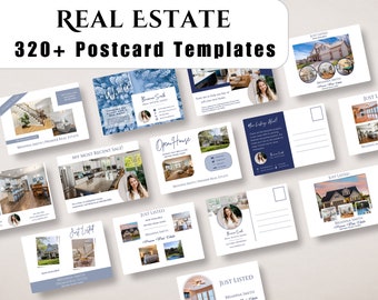 320+ Real Estate Postcard Templates, Real Estate Agent Marketing, Realtor Postcard Marketing Template, Realtor Postcards, Open House Flyers