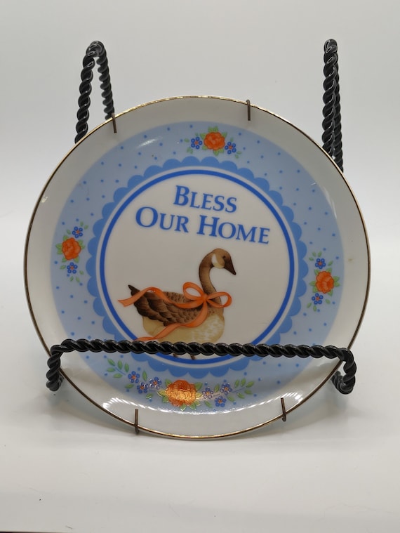 Heirlooms Editions Collector Plate "Bless Our Home"