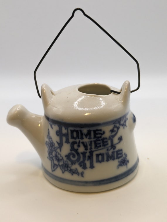 Vintage Ceramic Teapot Toothpick Holder