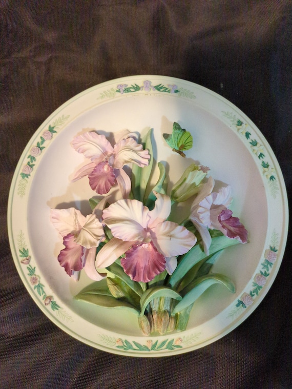 Bradford Exchange The Orchid Garden Plate