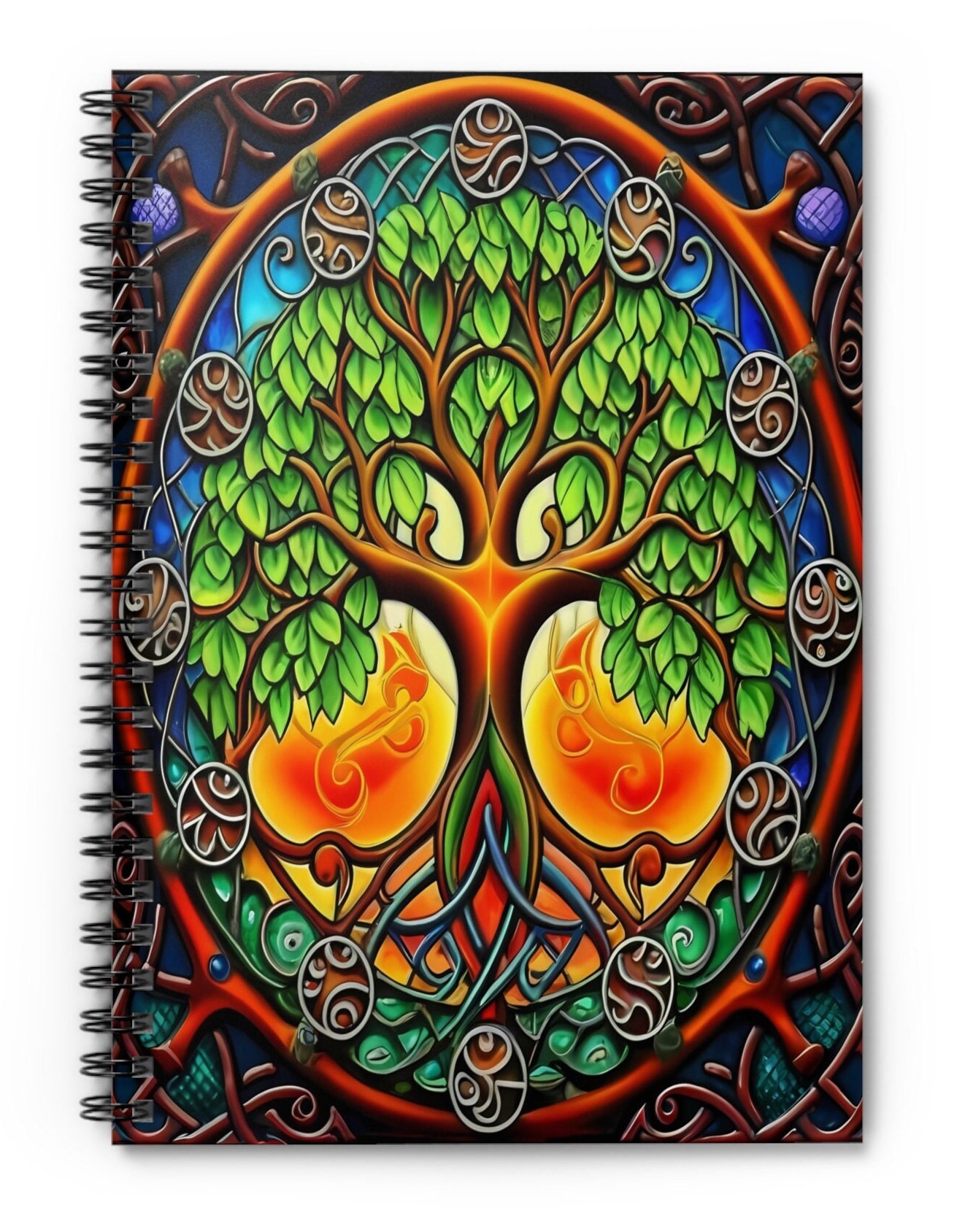 Tree of Life Spiral Notebook/ruled Lines/tree of Life Journal/tree ...