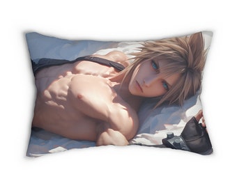 Cloud Strife Final Fantasy VII Lumbar Pillow