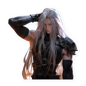 Sephiroth Final Fantasy VII Bubble-free sticker