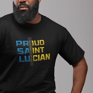 St Lucia T Shirt, Proud Saint Lucian T-Shirt