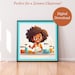Black Girl Science Clipart, African American Kids Scientist Party ...