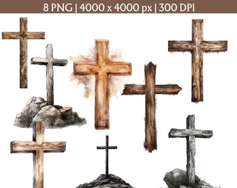 Old Rugged Cross PNG, Distressed Cross, Christian Cross, Religious Easter, Good Friday Clipart, Faith Jesus, Digital Download Commercial Use