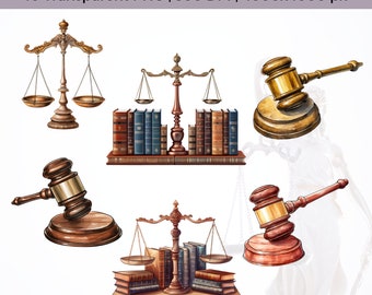 Scales of justice PNG, Gavel Clipart, Courtroom Decor, Paralegal Lawyer Attorney Judge, Law Student, Legal Symbol, Digital Download