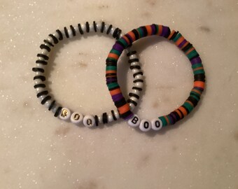 Pulsera de cuentas de arcilla