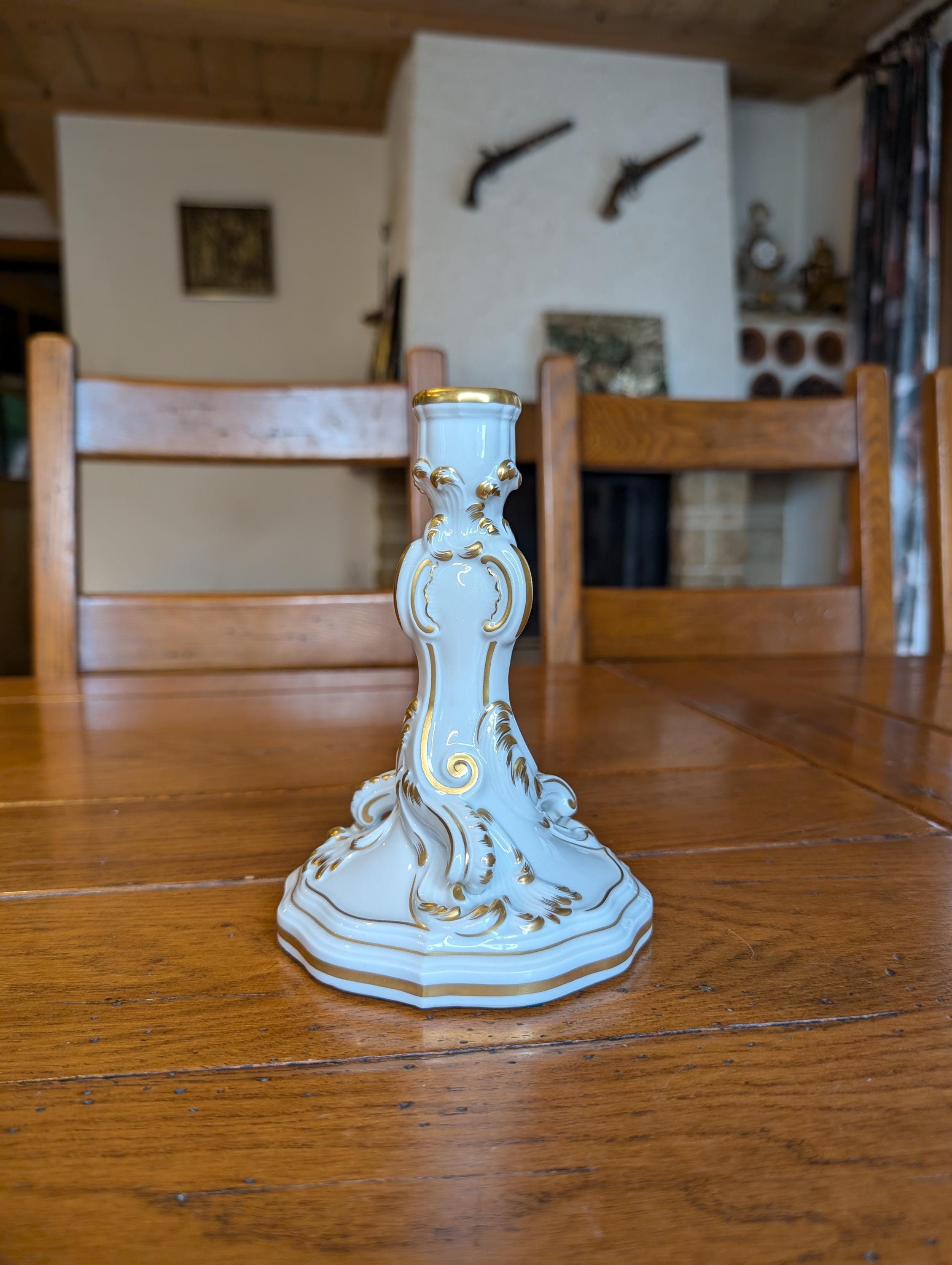 Meissen porcelain candlestick holder - Etsy 日本