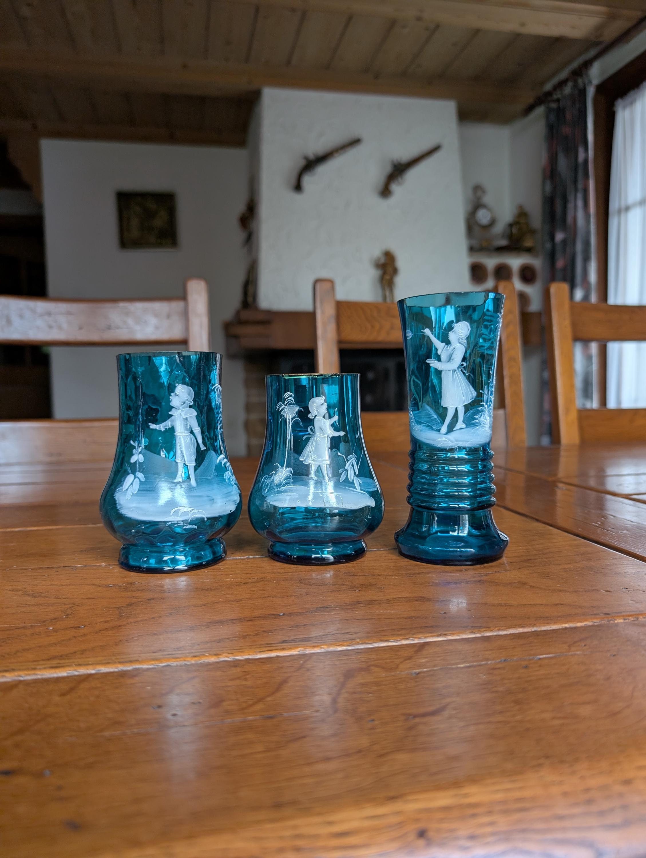 Mary gregory glass - Etsy 日本