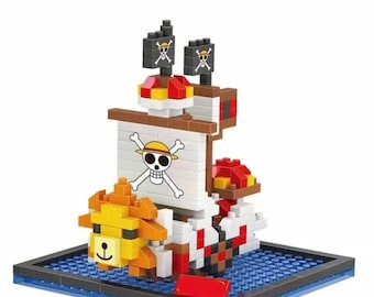 Mini One Piece Anime Boat Block Set (250+ Pcs)