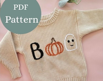 halloween pumpkin PDF printable hand embroidery pattern