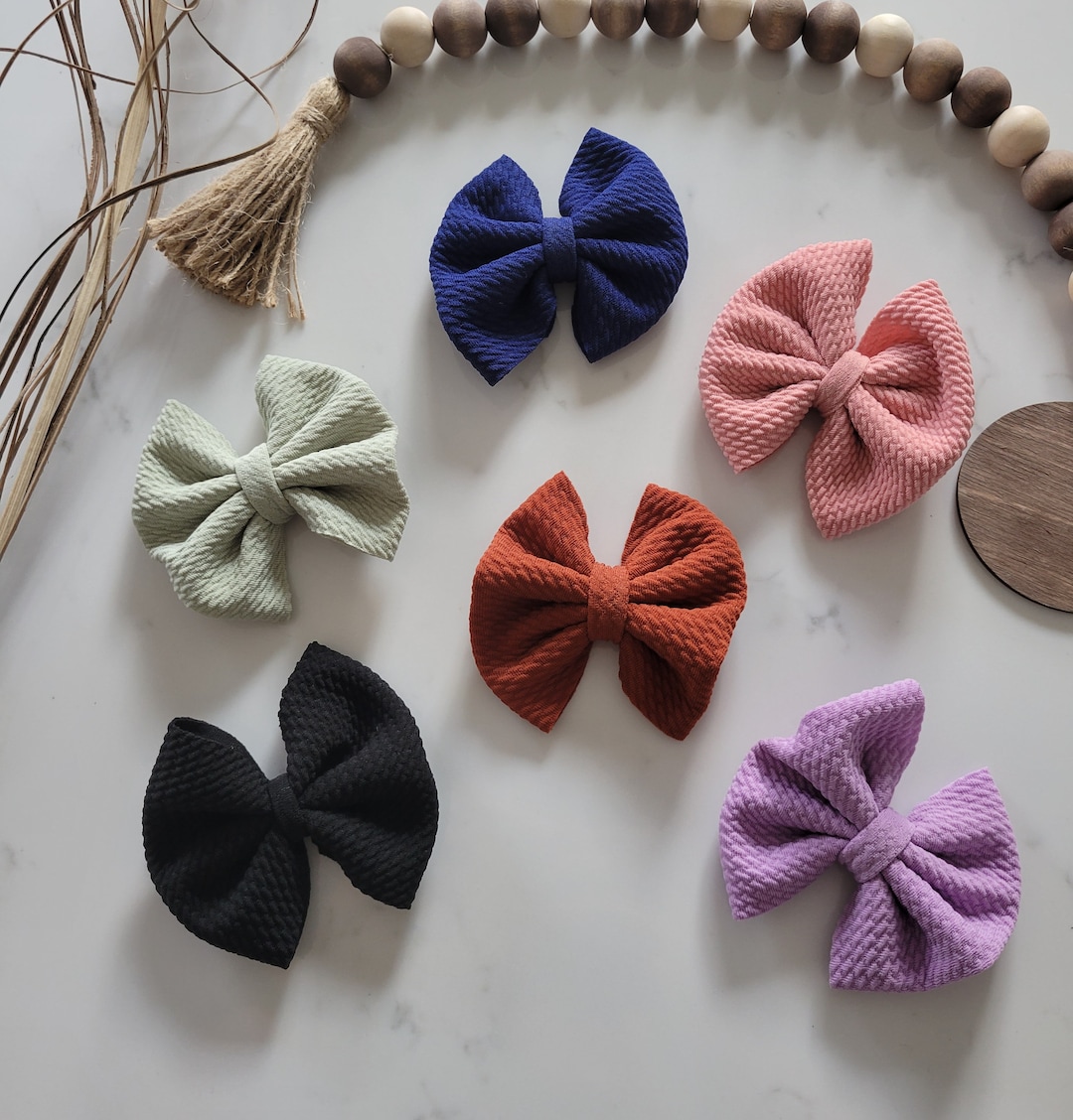 Mini Bullet Fabric Bows, 3.5 Inch Solid Color Bows - Etsy