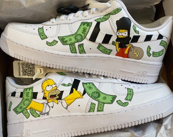 Nike Air Force Custom Simpsons