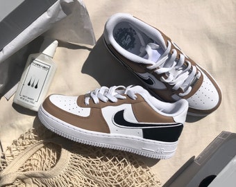 Nike Air Force Brown Custom