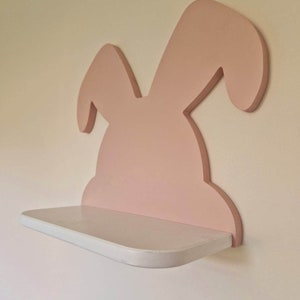 Bunny Rabbit Shelf, Kids Room Decor, Nursery Decor, Baby Shower Gift,Personalized Gift