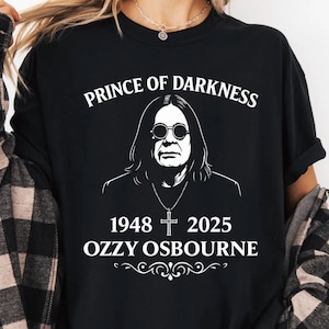Ozzy Osbourne Tribute Shirt, Rest In Peace Ozzy Osbourne, Ozzy Osbourne RIP T-shirt, Ozzy Osbourne Memorial Tshirt