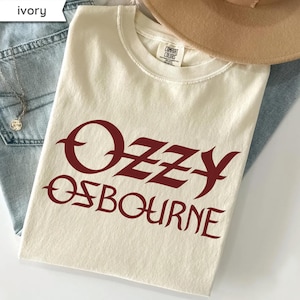 Comfort Colors® Ozzy Osbourne Tribute Shirt, Rest In Peace Ozzy Osbourne, Ozzy Osbourne RIP T-shirt, Ozzy Osbourne Memorial Tshirt