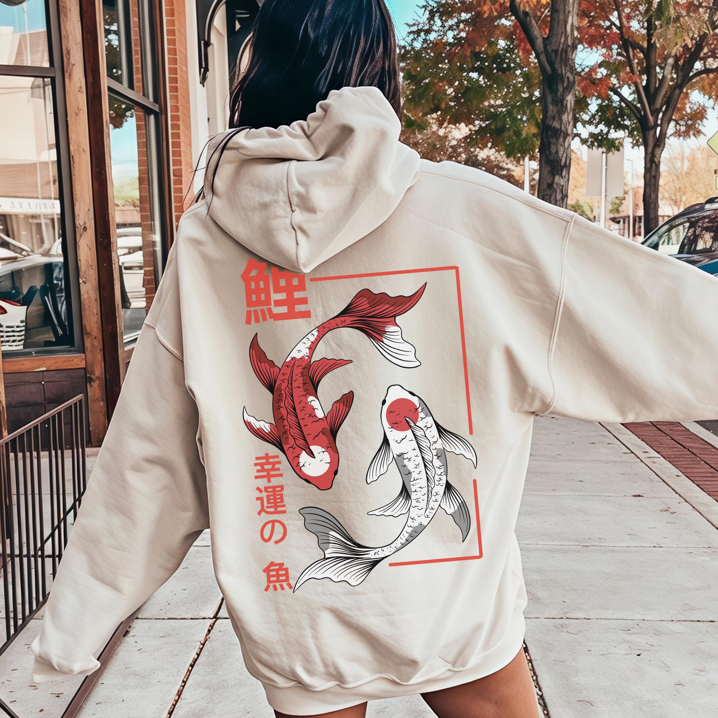 Graphic Hoodie Sweatshirt Tiger Japanese Style Japanese Graphic Sweatshirts Tiger Back Print Hoodie,  Japanese Style Tiger Hoodie, Oversized Streetwear Hoodie,