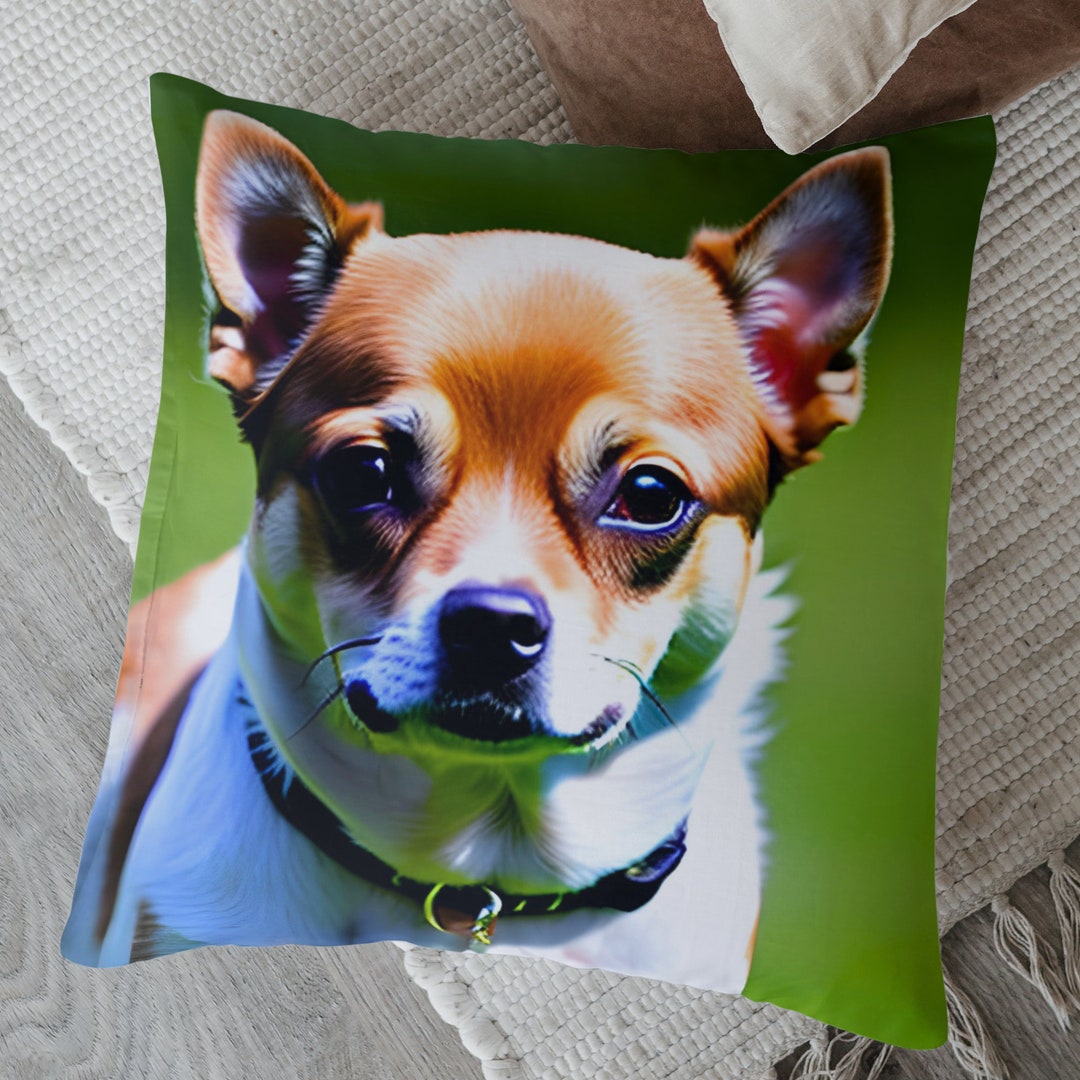 Dog Face Pillow / 2sided Custom Dog Face Pillow / Breed Etsy