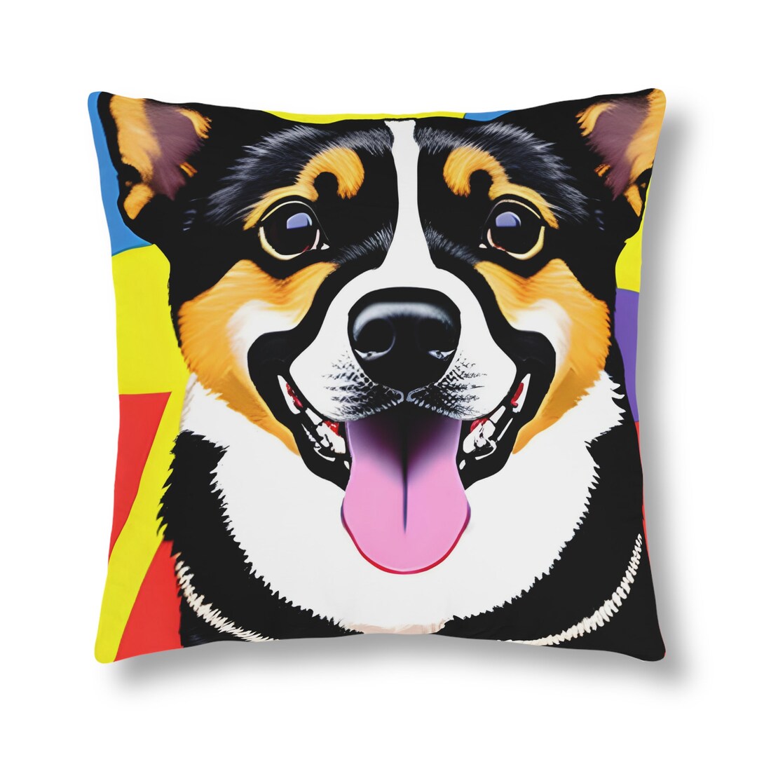 Dog Face Pillow / 2sided Custom Dog Face Pillow / Dog Pillow Etsy