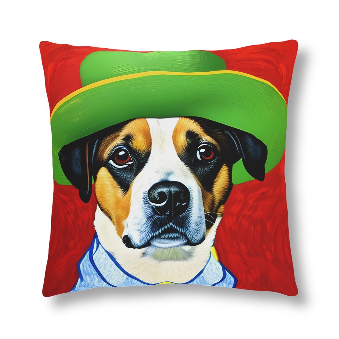 Dog Face Pillow / 2sided Custom Dog Face Pillow / Dog Pillow Etsy