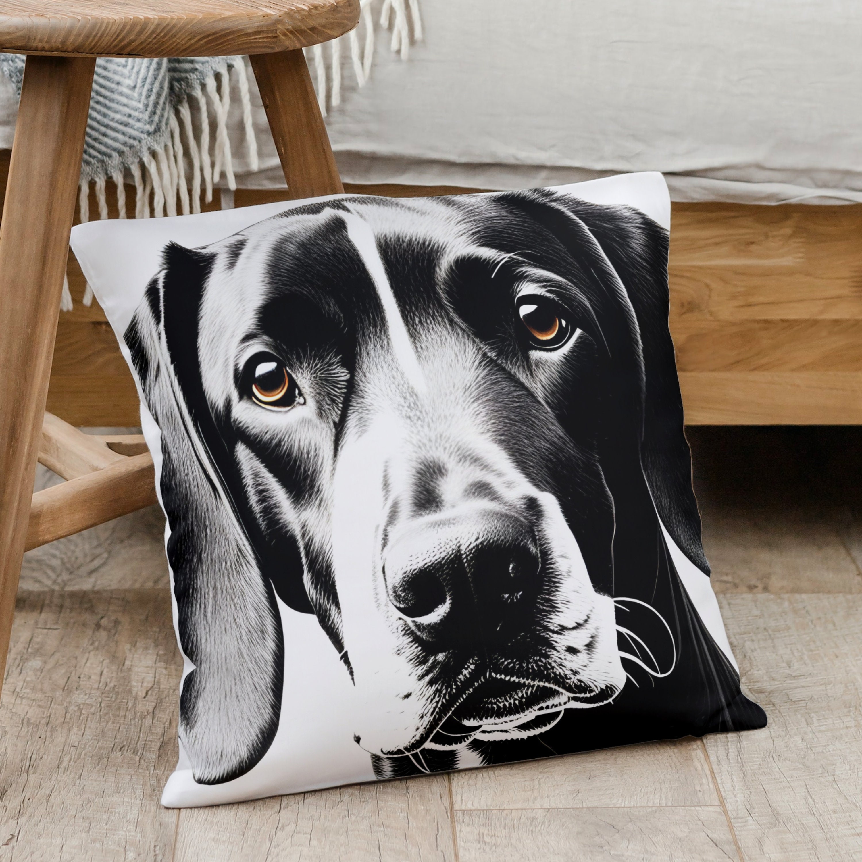 Dog Face Pillow / 2sided Custom Dog Face Pillow / Dog Pillow Etsy