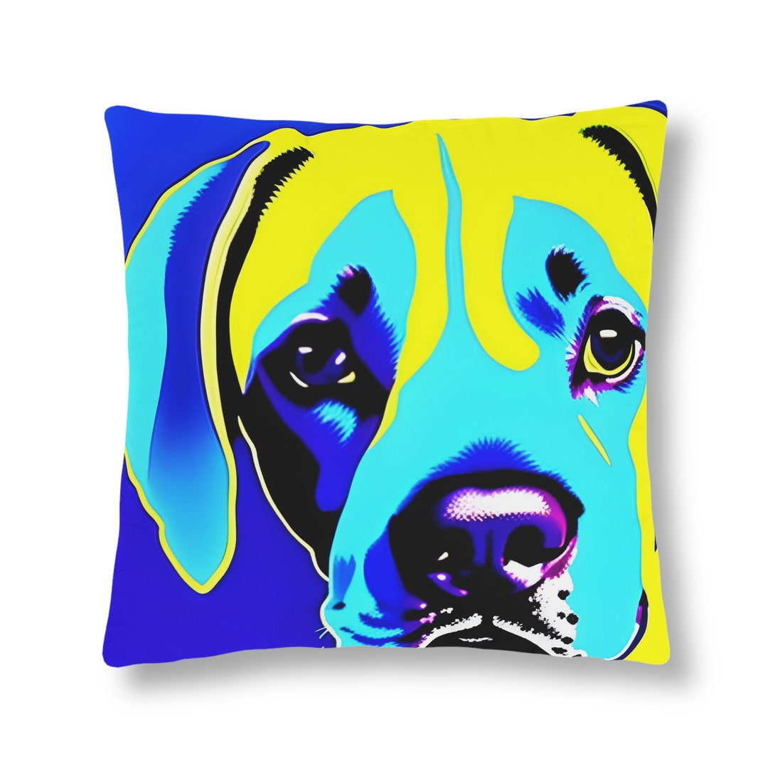 Dog Face Pillow / 2sided Custom Dog Face Pillow / Dog Pillow Etsy