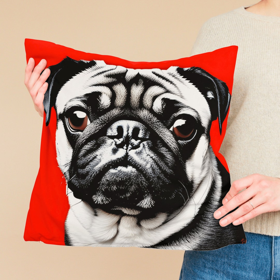 Dog Face Pillow / 2sided Custom Dog Face Pillow / Breed Etsy