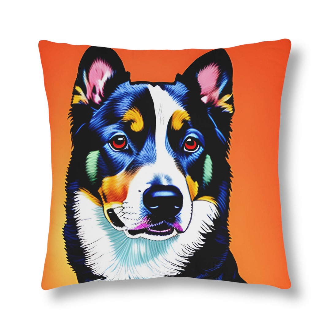 Dog Face Pillow / 2sided Custom Dog Face Pillow / Dog Pillow Etsy