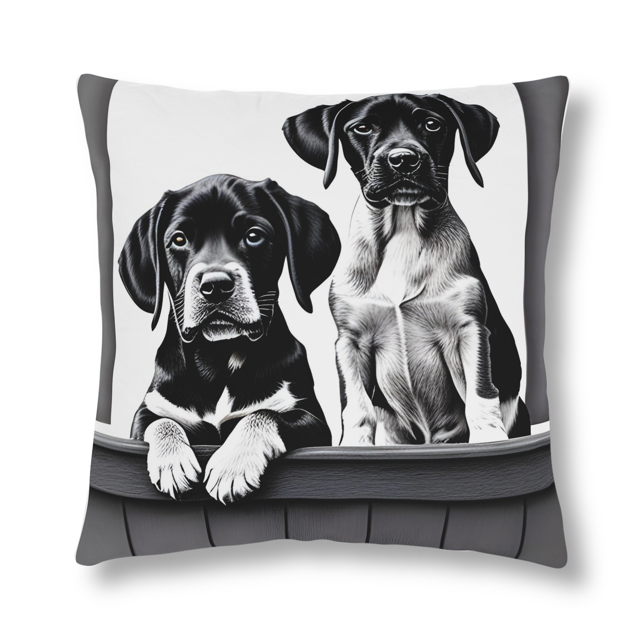 Dog Face Pillow / 2sided Custom Dog Face Pillow / Dog Pillow Etsy