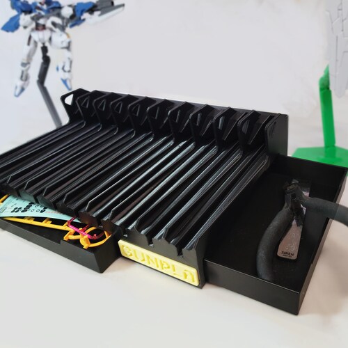 TECKEEN Model Sprue Rack Organizer - Gundam Parts Storage Plate, DIY Craft Tool For Model Kits