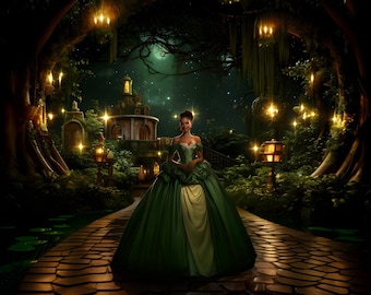 Tiana's Palace - 1 Beautiful photography digital background backdrop perfect for Weddings, Sweet 16, Quinceanera's, Fantasy etc.
