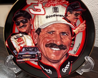 Dale Earnhardt Plate Collection. Limited Edition Man in Black. The 1998 Hamilton Collection.