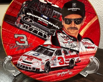 Dale Earnhardt Plate Collection. Limited Edition Silver Select. The 1998 Hamilton Collection.