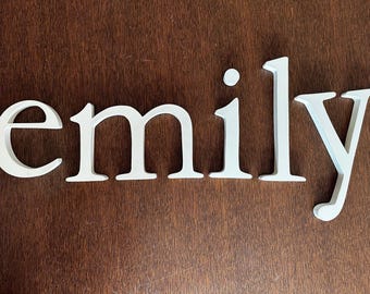 Pottery Barn Kids Wall Letters for Playroom/Bedroom Decor. "emily"