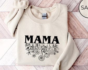 Plant Mama Shirt,Morther Raising Wildflowers Shirt,Floral Mama Shirt,Mothers Day Gift,Wildflower Mom Tee,Flower Mama Shirt,Woman Graphic Tee