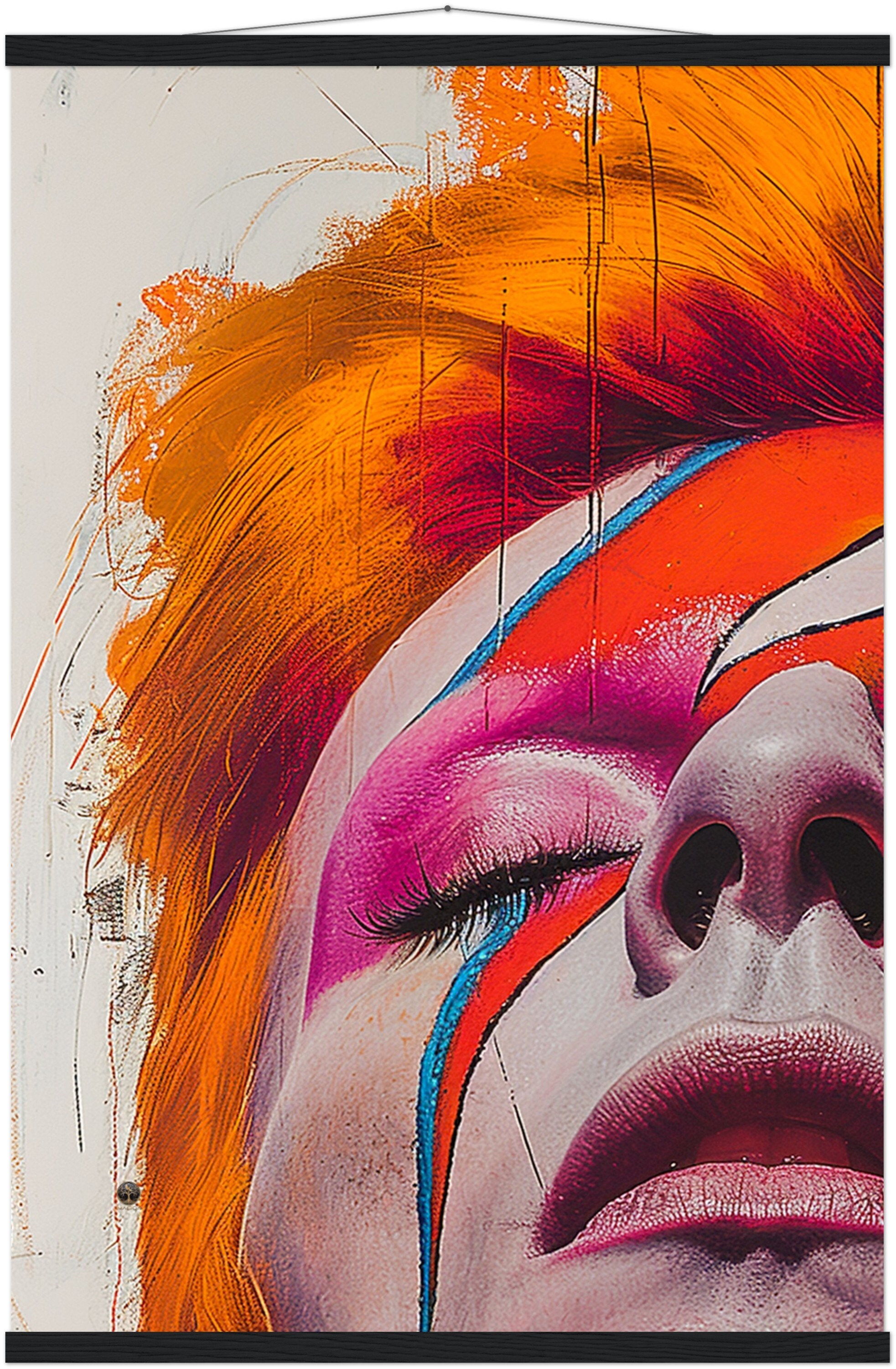 Fiery Reverie: David Bowie's Vibrant Legacy - Exclusive Digital ...