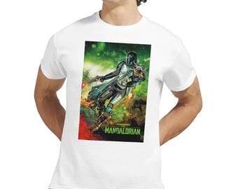 Recompensa Galáctica: Temporada 3 de Star Wars Mandalorian, Grogu, camiseta unisex de cuello redondo | Gildan® 5000, exclusiva de IMAGION