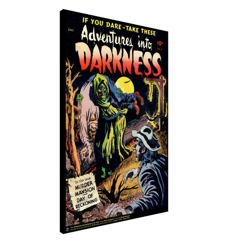 Ghoulish Nightmares: Vintage Horror Comic Art Adventures Into Darkness ...